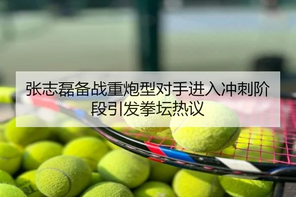 张志磊备战重炮型对手进入冲刺阶段引发拳坛热议